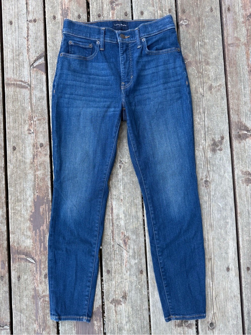 Lucky Brand Bridgette skinny high rise jeans